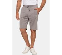 JP 1880 Herren L-8XL bis 8XL, Bermuda-Shorts, Kurze Jogginghose mit elastischem Bund, Sweat-Pants mit 2 Taschen grau Melange XL 702636123-XL