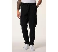 JP1880 Regular Fit Cargohose schwarz, Einfarbig