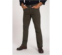 JP 1880 Herren große Größen Übergrößen Menswear L-8XL Twillhose, Bauchfit, 5-Pocket, Regular Fit dunkel Oliv 58 809749120-58