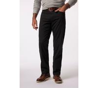 JP 1880 Herren große Größen Übergrößen Menswear L-8XL JP1880 Twillhose, Bauchfit, 5-Pocket, Regular Fit, bis Gr, 70/35 schwarz 70 809749100-70