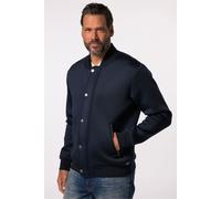 JP 1880 Herren große Größen Übergrößen Menswear L-8XL College-Jacke, Scuba, Collegekragen, Zipper Navy blau 5XL 823654130-5XL