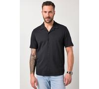 JP1880 Regular Fit Jerseyhemd schwarz, Einfarbig
