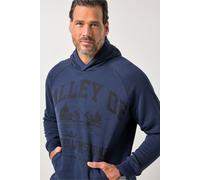 JP1880 Regular Fit Kapuzen Sweatshirt Mattes Nachtblau, Bedruckt