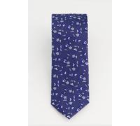 JP1880 Regular Fit Krawatte blau, Blumen