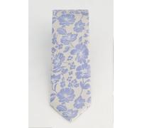 JP1880 Regular Fit Krawatte blaugrau, Blumen