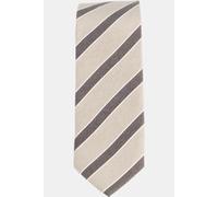 JP1880 Regular Fit Krawatte grau, Gestreift