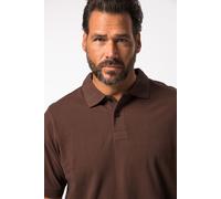 JP 1880 Herren große Größen Übergrößen Menswear L-8XL Poloshirt, Basic, Halbarm, Piqué, bis 10XL mahagonibraun L 702560115-L