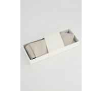 JP1880 Regular Fit Set Krawatte, Einstecktuch beige, Einfarbig