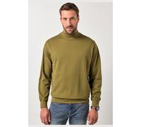 JP1880 Regular Fit Sweatshirt Stehkragengrün, Einfarbig