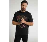 JP 1880 Herren T, Bandshirt, Rolling Stones, Halbarm, bis 8 XL Shirt, schwarz, 6XL