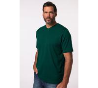 JP1880 Regular Fit T-Shirt V-Ausschnitt Dschungel Grün, Einfarbig