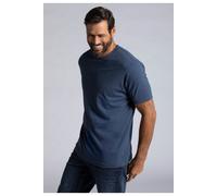 JP 1880 Herren große Größen Übergrößen Menswear L-8XL T-Shirt, Basic, V-Ausschnitt, bis 8XL Mittelblau Melange 6XL 702415731-6XL