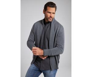 JP1880 Slim Fit Strickjacke grau, Einfarbig