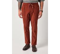 JP1880 Straight Fit Cordhose Ziegelbraun, Einfarbig