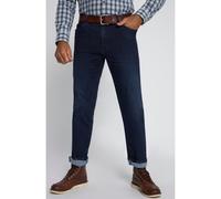 JP1880 Straight Fit Jeans dunkelblau, Einfarbig