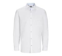 Jack & Jones Parker Detail Langarmhemd (Herstellerartikelnummer: 12260641-BrightWhite/SlimFit-XXL)