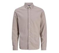 Jack & Jones Hemd - Regular fit - in Taupe - Größe XL | Herren Plussize