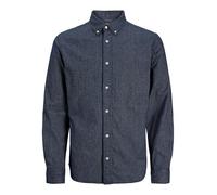 JACK&JONES - JPRBLUBARKLEY FLANNEL X-MAS L/S SHIRT CH dark navy - Gr. - XXL