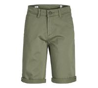 JACK & JONES JUNIOR Kid's JPSTBOWIE JJSHORTS SOLID SA SN JNR Shorts, Deep Lichen Green, 134