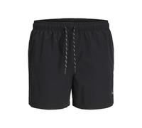 JACK&JONES Herren Badeshorts - JPSTMAUI JJSWIM SOLID AKM SN, Badehose Schwarz XL