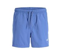 JACK&JONES Herren Badeshorts - JPSTMAUI TROPIC SOLID SWIM SHORTS REG SN, Badehose Blau/Grün XL