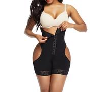 JPXJGT Women's Seamless Butt Lifter Padded Shapewear Abdominal Control Panties Body Shaper Tummy Underwear Bodice Briefs Corset Stomach Belly (Color:Black,Size:XL)