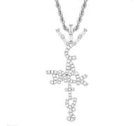 JPXXFM Buchstaben-Anhänger-Anhänger, Multi-Blumen-Element-Anhänger-Halskette