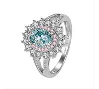 JPXXFM Schmuck geformte Saphir -Edelsteine Finger für Hochzeitsversprechen Accessoires