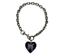 JQQJZLC Halsketten für Frauen, Trendiger Schmuck, zierliche Halskette mit Anhänger, modische Halskette mit herzförmigem Anhänger, Verzierung, vielseitige Halsketten, Accessoires für den Alltag,