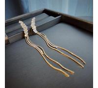 JQQJZLC Lange Farbe von Frauen übertrieben Ohrringe Quasten Ohrringe Strass Schmuck Geburtstag Geschenk