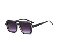 JRLLFD Retro Quadratische Sonnenbrille Damen Herren Leopard Sonnenbrille UV400 Brillen,1,Einheitsgröße