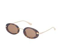 JRLLFD Retro-Sonnenbrille mit kleinem ovalen Metallrahmen, Punk-Sonnenbrille, Vintage-Stil, für Herren, modisch, luxuriös, UV400 (Einheitsgröße/3)