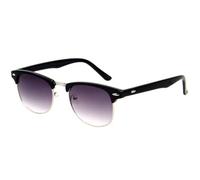 JRLLFD Retro Vintage Halbrand-Sonnenbrille Cat Eye Runde Schildpatt Verlaufsgläser Sonnenbrille Damen Herren Schatten UV400,C1,Einheitsgröße