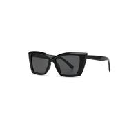 JRLLFD Vintage-Brille für Damen, modische Luxusbrille, trendige Punk-Damenbrille (Einheitsgröße/Schwarz)