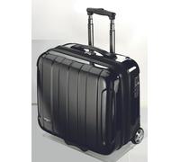 JSA 45513 Trolley Reisekoffer mit 17" Laptop Fach, Rollkoffer aus ABS, Trolleykoffer mit 2 Rollen, Koffer mit 40 Liter Volumen