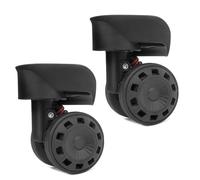 JSGHGDF 1 Paar Gepäck-Räder, Koffer-Ersatz-Rollen, Hardware, Reparatur, 360-Grad-Drehrollen, robustes Rad, W120 Small