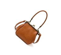JSGHGDF Münzgeldbörse, Crossbody-Tasche, PU-Leder, mit verstellbarem Riemen, für Hand- oder Schultertragen, ideal für Frauen, Pendler und tägliche Aktivitäten, Handtrage, Schultertasche, braun
