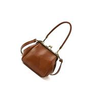 JSGHGDF Münzgeldbörse, Crossbody-Tasche, PU-Leder, mit verstellbarem Riemen, für Hand- oder Schultertragen, ideal für Frauen, Pendler und tägliche Aktivitäten, Handtrage, Schultertasche, coffee