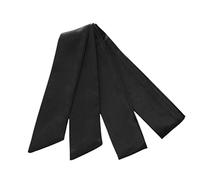 JSGHGDF Schleifengürtel für Hochzeitskleid, Schärpe, Brautgürtel, einfache Schleife, Schärpe für Kleid, Brautjungfernkleid, Gürtel, Schwarz , M