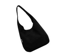 JSGHGDF Tasche mit großem Fassungsvermögen, dünne Substanz, mehrere Fächer, ergonomisch, breiter Gürtel, für Damen, Schwarz