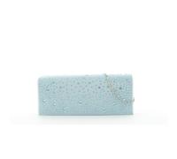 JSI Damen Clutch Abendtasche Umhängetasche 20096 Skyblue