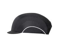 JSP HARDCAP A1+ Leichte Anstoßkappe - 2,5 cm Schirm - Schwarz - Belüftet - Anstosskappe Herren - Kopfschutz für Bau, Lager, Logistik & Industrie - Bauhelm Cap - EN 812