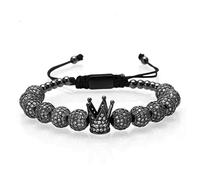 jtkhaweh Good Armband, Armband, Schmuck, Damen Und Herren Lederschmuck Krone Herrenarmband Armbänder Für Männer Charm Manschettenarmreif Blackcrown