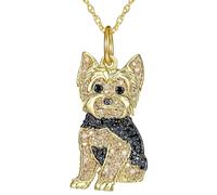 jtkhaweh Halskette Ketten Schmuck Herren Frauen Anhänger Necklace Süße Royal Yorkie Hundeanhänger Halskette Für Frauen Royalyorkie