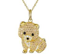 jtkhaweh Halskette Ketten Schmuck Herren Frauen Anhänger Necklace Süßer Dackel Anhänger Halskette Pommern