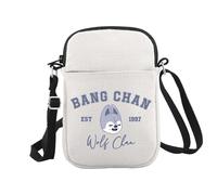 JTOUK Korean Pop Gift K-Pop Group Merch Kpop Boys Group Est 1997 Wolf Chan Crossbody Bag K-Pop Music Lover Gift