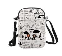 JTOUK Magic TV Show Inspired Crossbody Bag Halloween Magic Witch Fans Gift, Practical Magic Cb EU, 5.91 Inches ×8.27 Inches