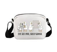 JTOUK Optometrist Goose Crossbody Bag Eye Doctor Vision Geschenk Augenchirurgen Optiker Geschenk, Eye See You Hkb EU, 24cm*18cm*8cm