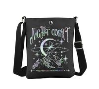 JTOUK The Night Court Umhängetasche Velaris City of Starlight Geschenk SJM Geschenk für Buchliebhaber, Court Cb EU, 5.91 Inches ×8.27 Inches