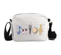 JTOUK Umhängetasche für Musiklehrer, Musiklehrer, Geschenk, Pädagogin, Charm, Merch